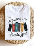 "Reading Is My Favorite Activity" T-Shirt