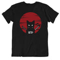 Funny Samurai Cat Graphic Crew‑Neck T‑Shirt for Men, Retro Japanese Style Kitten Print Casual Short‑Sleeve Streetwear Tee Men Tshirts