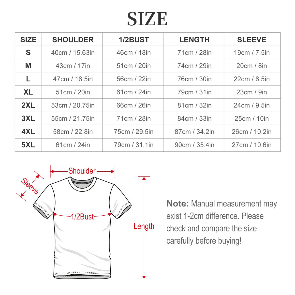 Women'S T-Shirt - Cute Red Mushroom And Hibiscus Flower Print Casual Tee