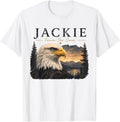 Vintage Jackie Forever Our Queen Big Bear Bald Eagle Tribute Unisex T-Shirt
