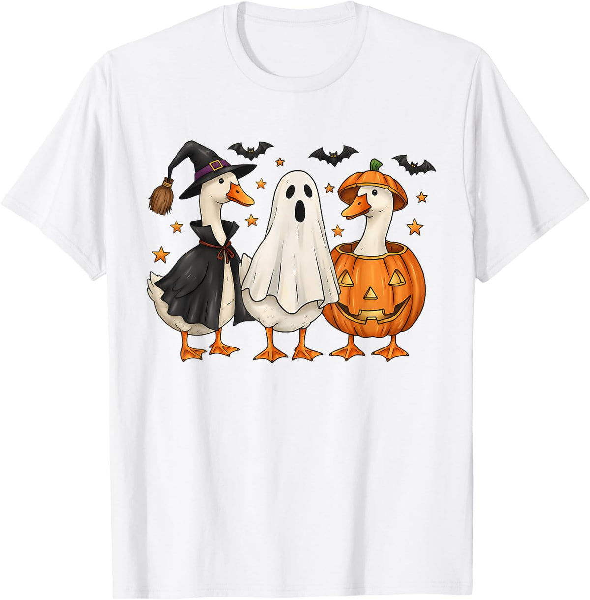 Just A Spooky Goose Halloween Silly Goose Funny Unisex T-Shirt