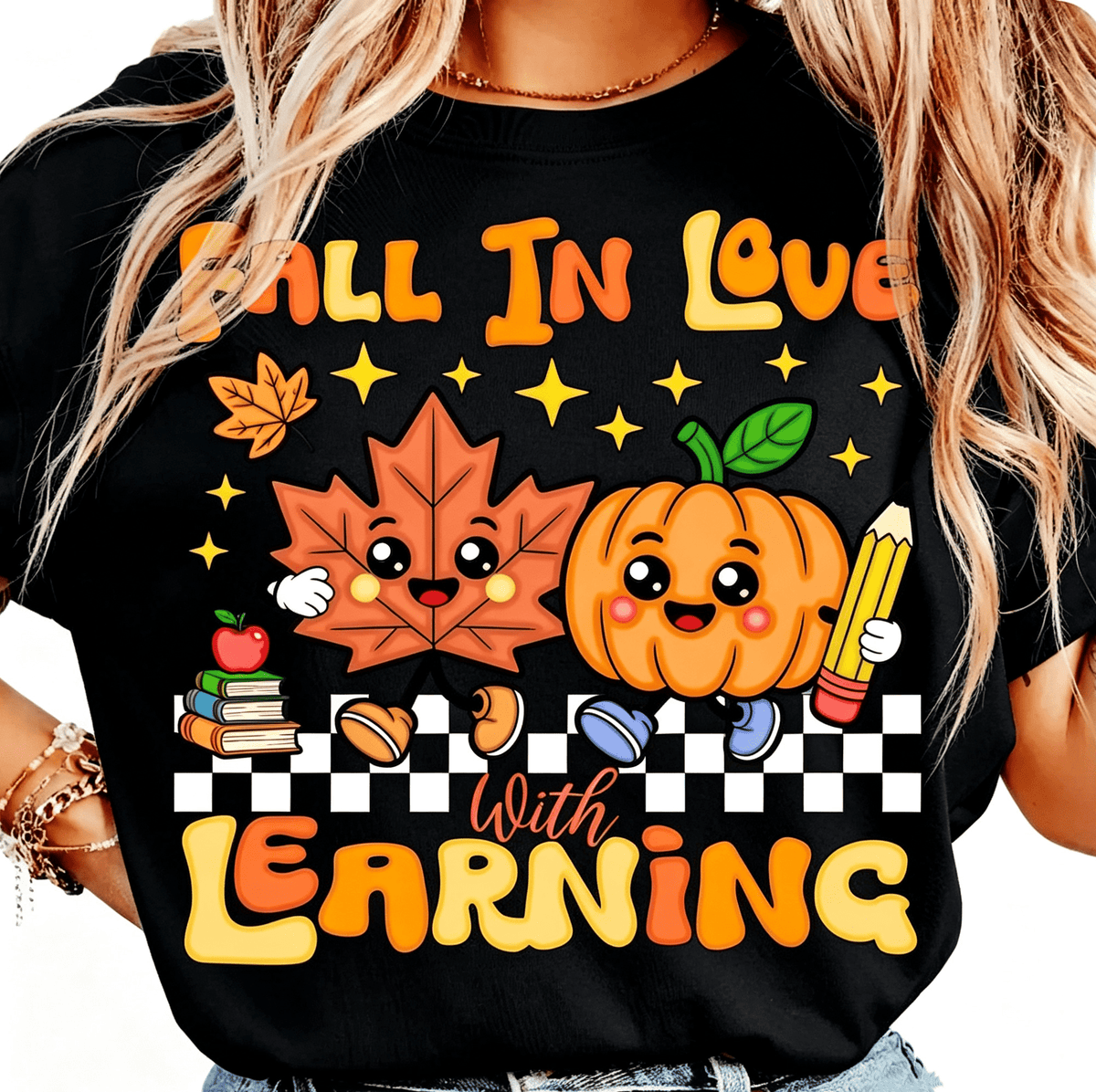 Women's Retro Cute Pumpkin Graphic Thanksgiving Soft Cotton Crew Neck Casual Short-Sleeve Tshirts Women Clothing Thanksgiving Teacher Tshirts