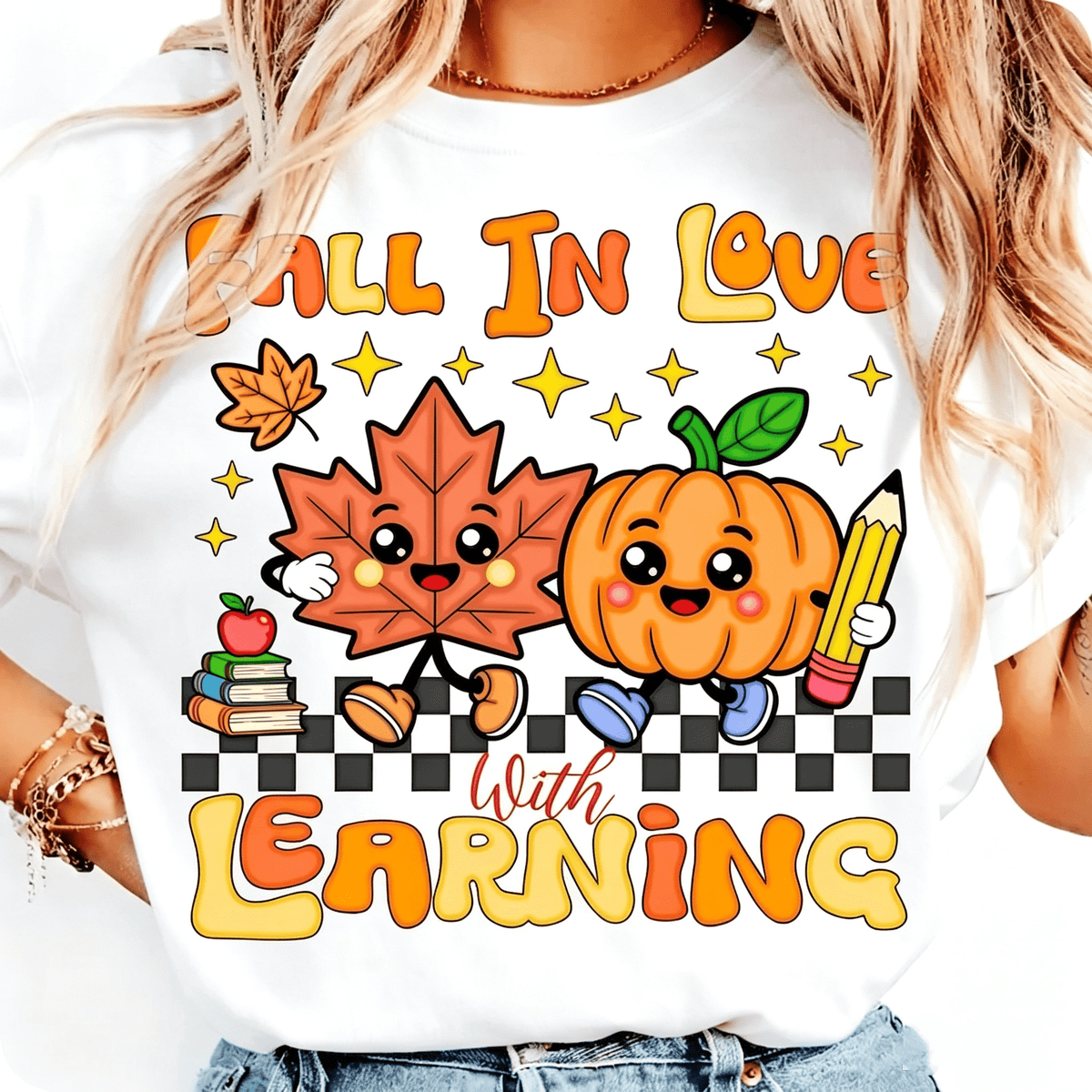 Women's Retro Cute Pumpkin Graphic Thanksgiving Soft Cotton Crew Neck Casual Short-Sleeve Tshirts Women Clothing Thanksgiving Teacher Tshirts