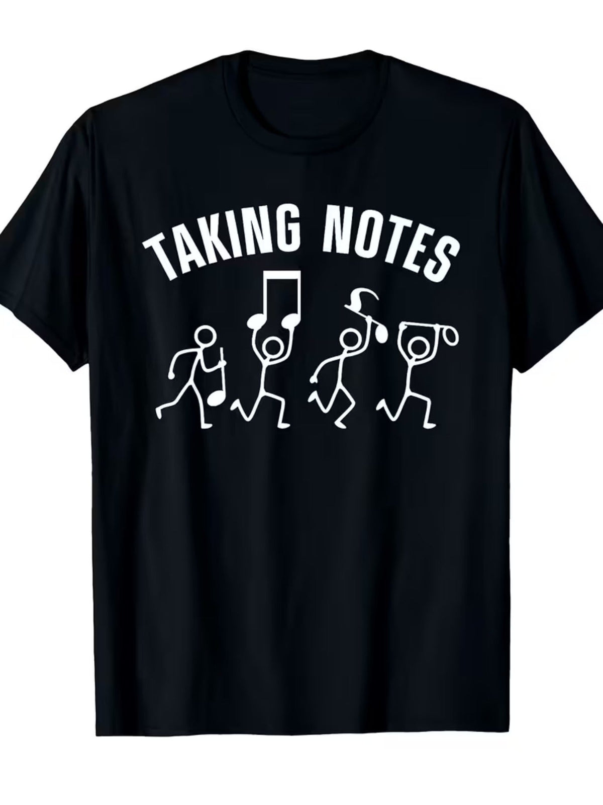 Funny Music Art Men Women Style Note Parody Music Fan T-Shirt