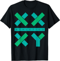 Athletics XX XY Graphic T‑Shirt, Unisex Modern Geometric Print Short‑Sleeve Cotton Tee for Casual Sporty Style