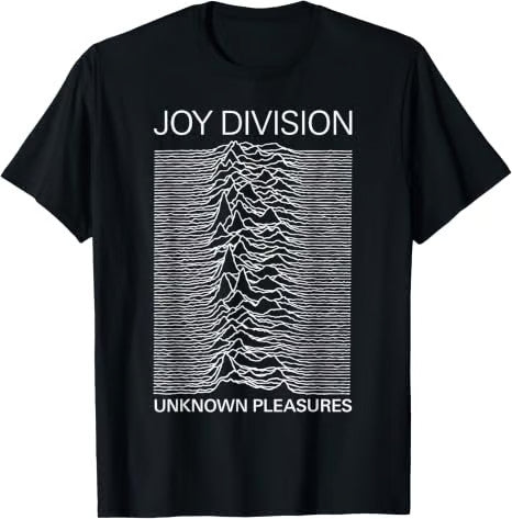 Men’s Abstract Waveform Graphic T‑Shirt, Retro Music Line Art Black Short‑Sleeve Casual Men Tshirt
